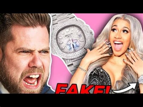 cardi b fake watch|Watch Expert EXPOSES Cardi B's FAKE $1,000,000 WATCH!.